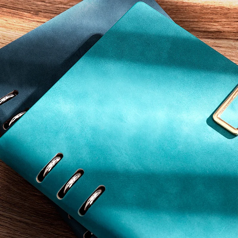 Loose Leaf Notebook Simple Removable Buckle Housing Business A4A5 Work Meeting Notepad Customization