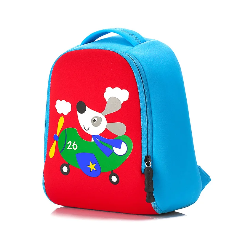 
2019 New Design Waterproof Neoprene 3D Cartoon Kids Backpack School Bag 