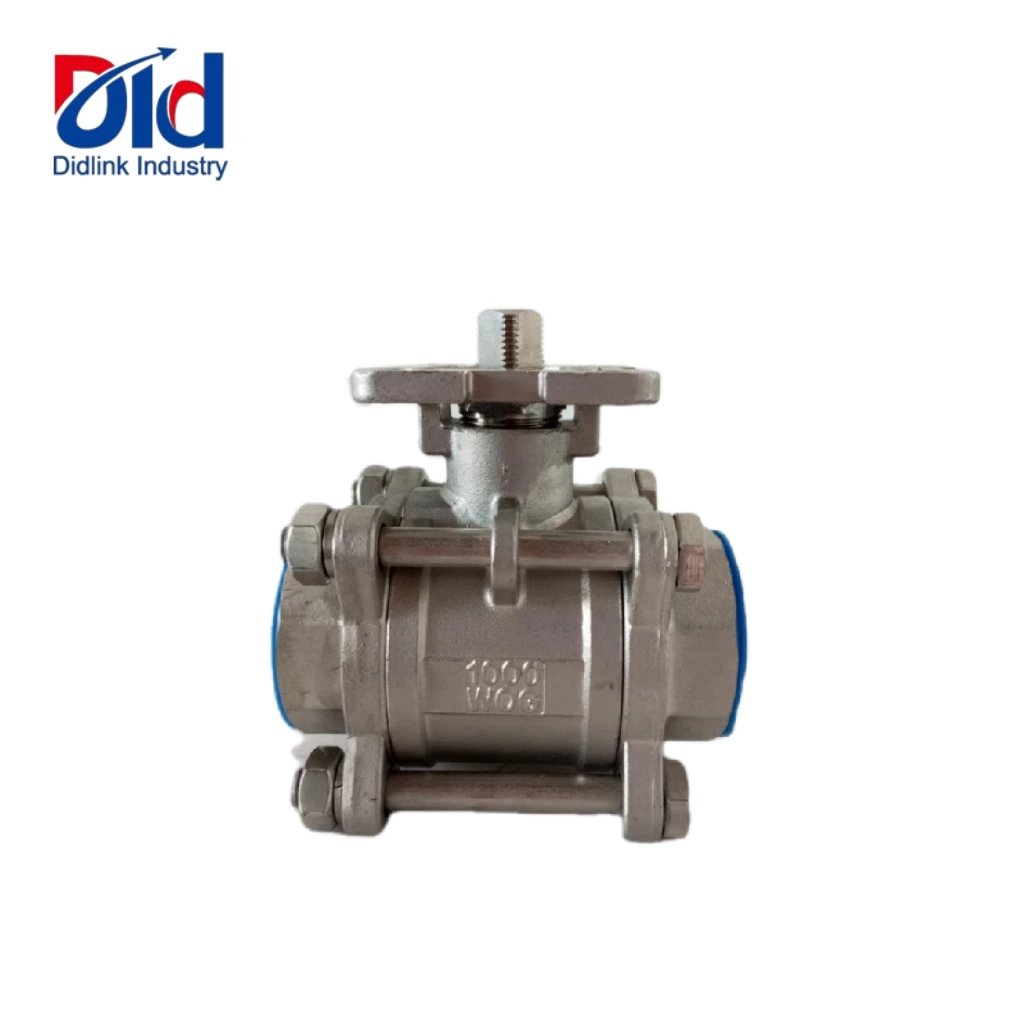 good quality 3-Piece 304 316L 1-1/2inch Stainless Steel Water Valves BSP NPT Threaded High Platform Ball Valve