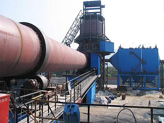 dolomite sintering refractory production rotary kiln