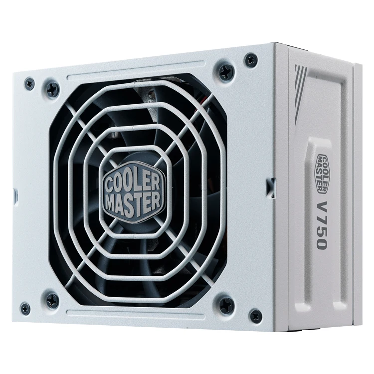 Cooler Master V750 SFX ATX 3.0 White Edition Gold Full Modular 750W Power Supply with 80+ Gold Efficiency SFX Form Factor