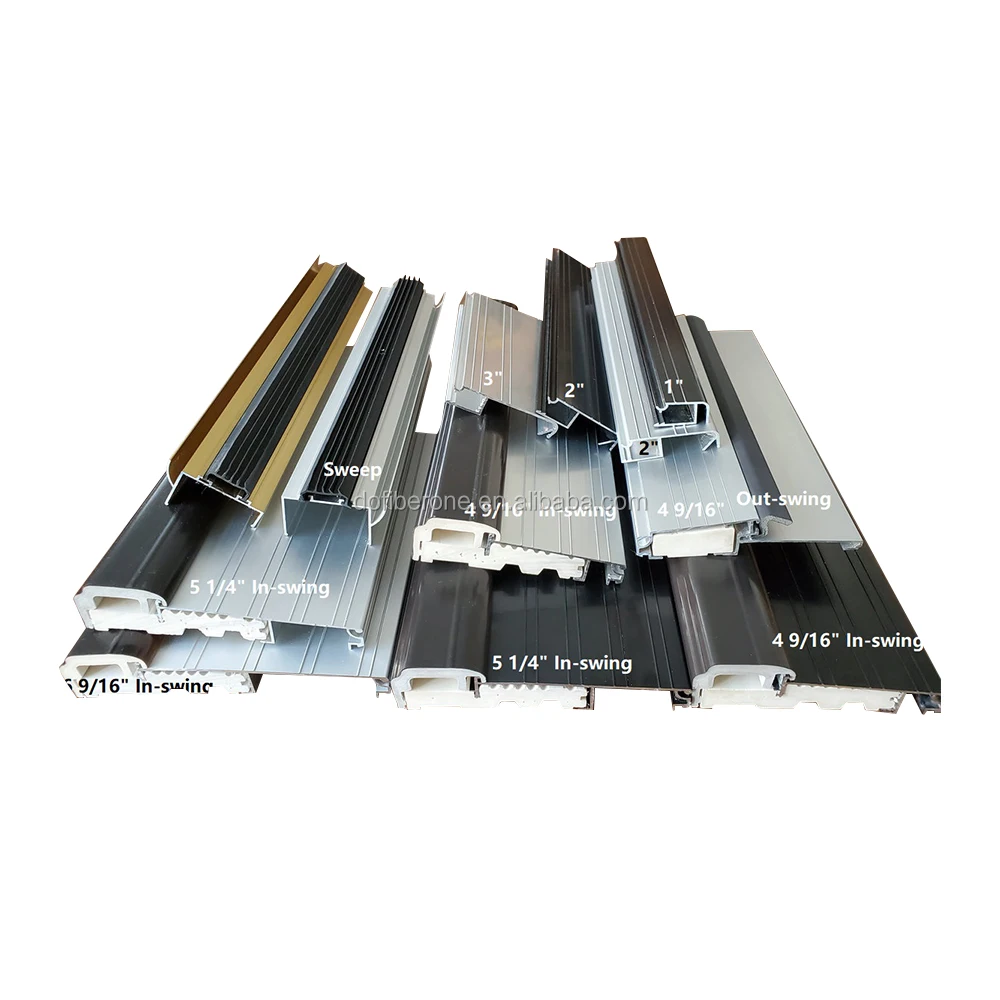 USA standard aluminum WPC PVC door threshold