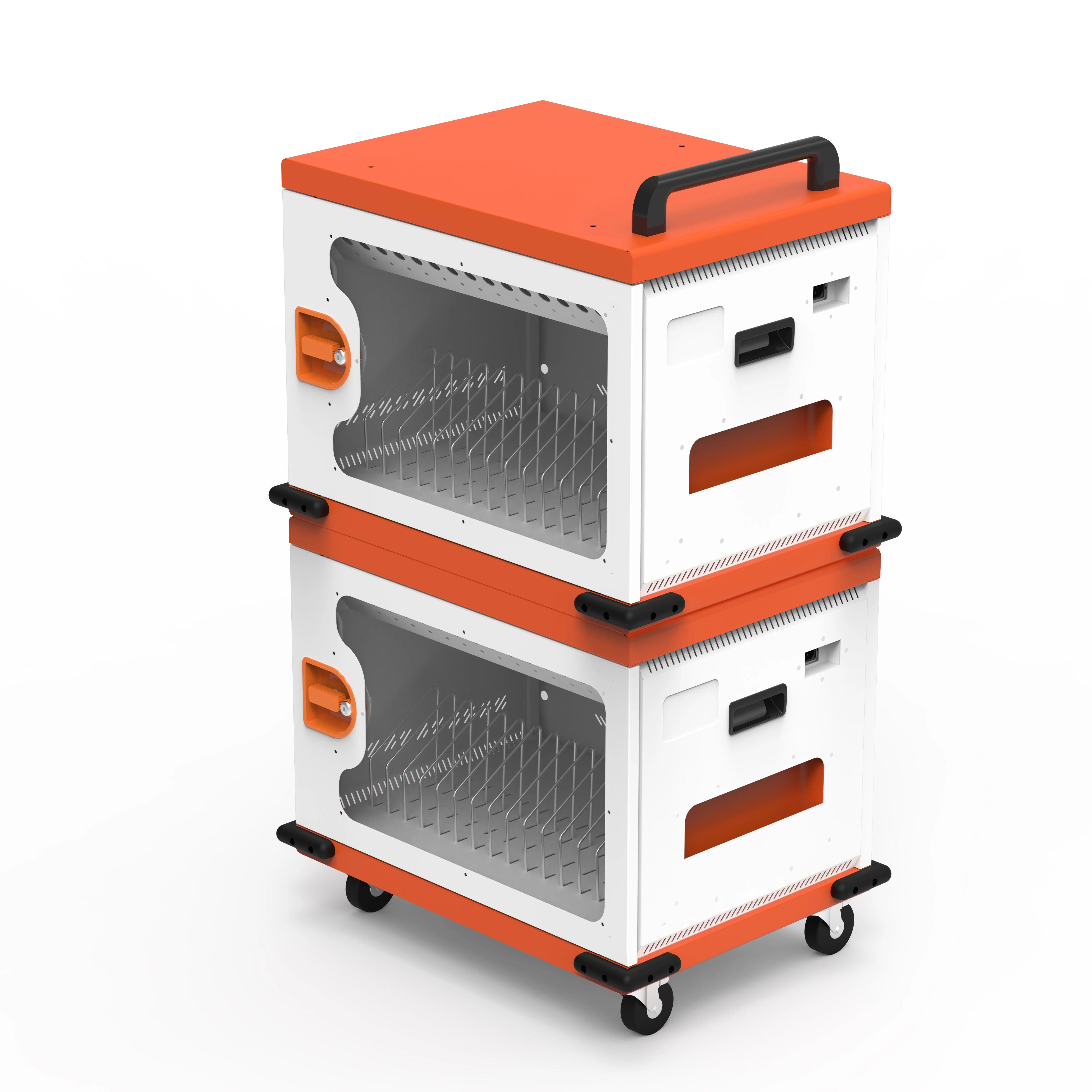 Manufacturer SPCC 32 Ways USB TYPE-C Mobile Phone Chromebook Laptop Tablet Charging Cart Cabinet for School