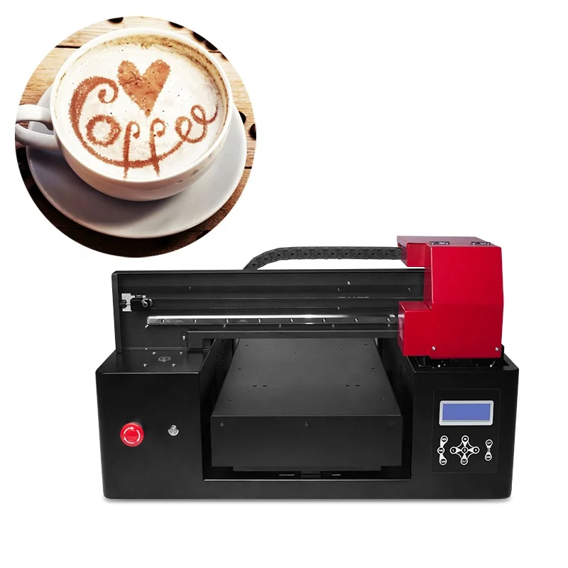 Portable Digital Inkjet Uv Printers A3 A4 Cake Chocolate Coffee Food Machine Uv Printer Egg Inkjet Printer Price