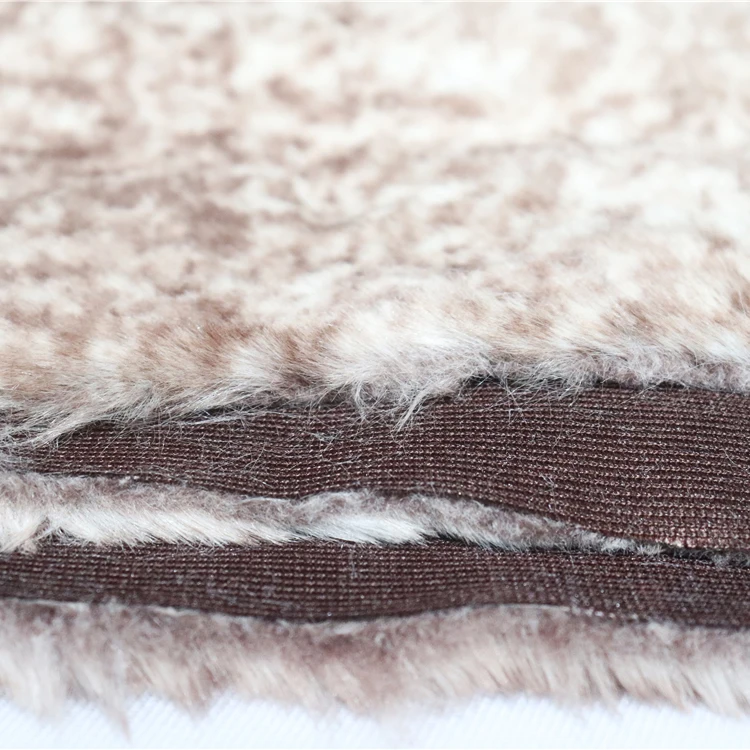 Полиэфир с цветным принтом на заказ, горячая Распродажа, имитация, оптовая продажа, ткань из искусственного кроличьего меха