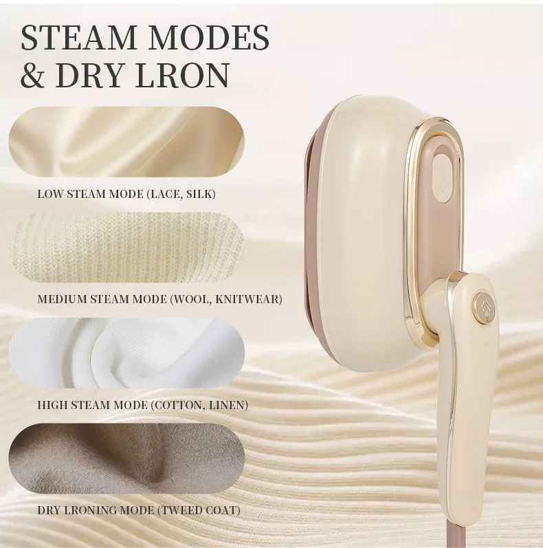 2024 New travel cloth steamer Electric Portable Fabric Clothing Steamer Vertical Steam Ironing machine Handheld Garment steamers