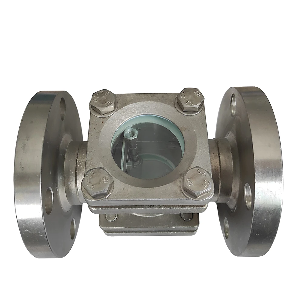 factory hot sale  Double Window ASME (Class 150/300/600#)  Visual Sight Flow Indicators for Water Systems