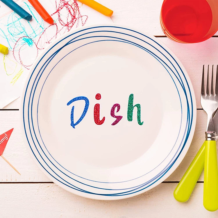 Glitter Vinyl Alphabet Letter Sticker DIY Alphabet Letter Labels Self-Adhesive Vinyl Sticker