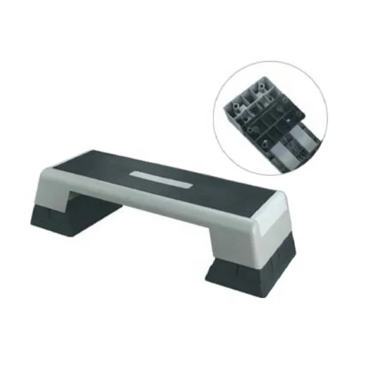 Aerobic Stepper For Exercise Fitness Indoor Gym Height Adjustable Aerobic Step Platform For Sale No Slip Surface Plastic Stepper