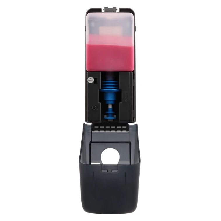Industrial 1000ml cartridge black color sensor electric touch free soap dispenser automatic