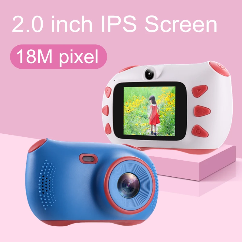Забавный подарок для детей 2 0 дюймовый IPS экран Цифровая детская камера 1080P Детская