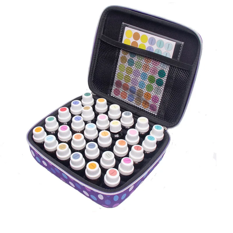 2022 Waterproof Shockproof Eva Essential Oils Storage Bags Carry Case Essential Oil Holder