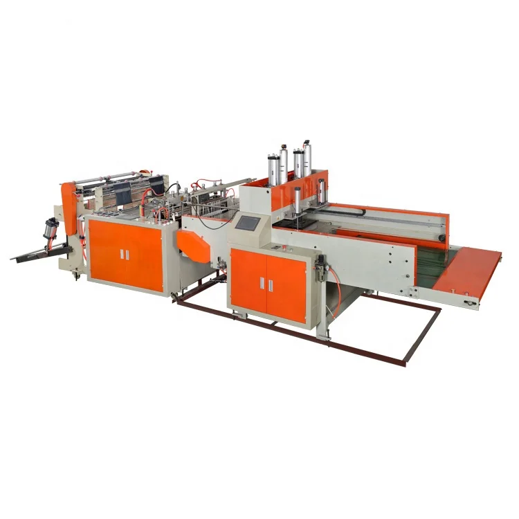 Double line automatic T-shirt bag making  machine
