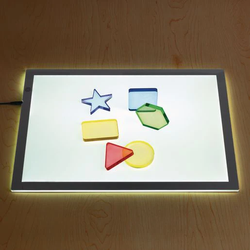 New Funny Educational Sensory Children Game Toys Led Light Panel Drawing Board For Kids