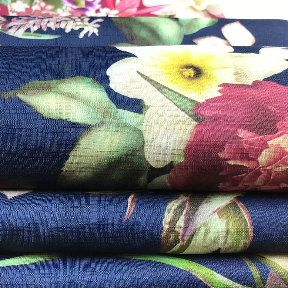 Real Silk Satin Cheongsam Shirt Dress Mulberry Silk Silk Fabric High-end Digital Printing 19mm 38 Brocade Fabric 100% Polyester