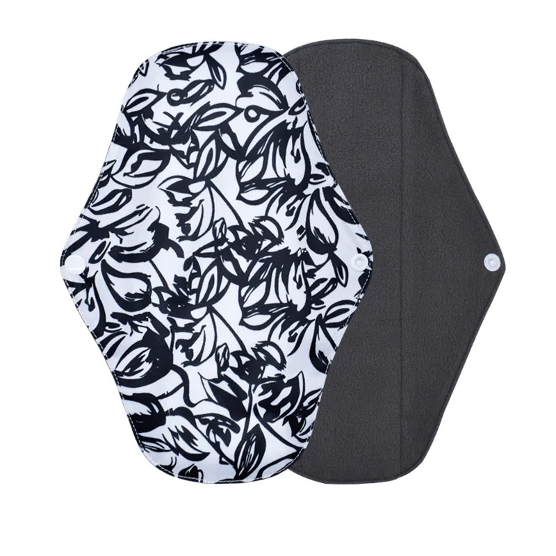 Factory Reusable Washable Bamboo Cloth Menstrual Pads Sanitary Napkin For Women