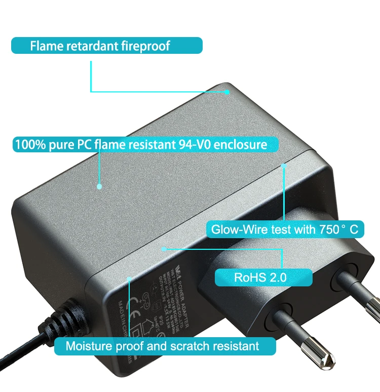 Kc Kcc Approved 12v 700ma 2a Ac Dc Adapter Dc Power Adapter White 5v 12v 1.5a 22v 450ma 9v 2a Us Power Adapter 9v