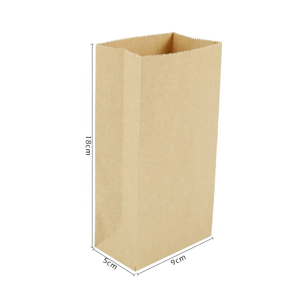 China factory custom print paper bag bread package take away disposable paper bags