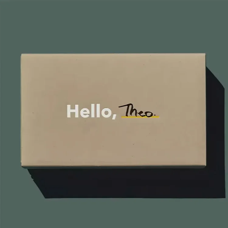 Hello zipper corrugated paper box