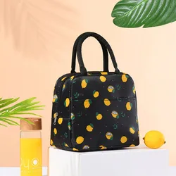 2022 mini Cooler Lunch Box Portable insulation Canvas Lunch Bag Thermal Food Picnic Lunch Bags For Women Kids