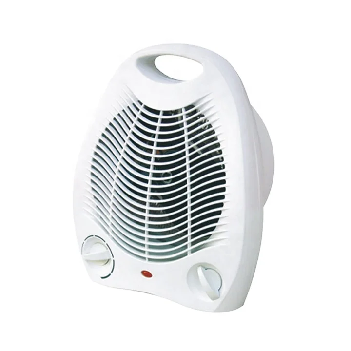 Portable Mini Infrared Electric Fan Heater with Adjustable Thermostat for Home or Office Use Easy Installation on Desktop