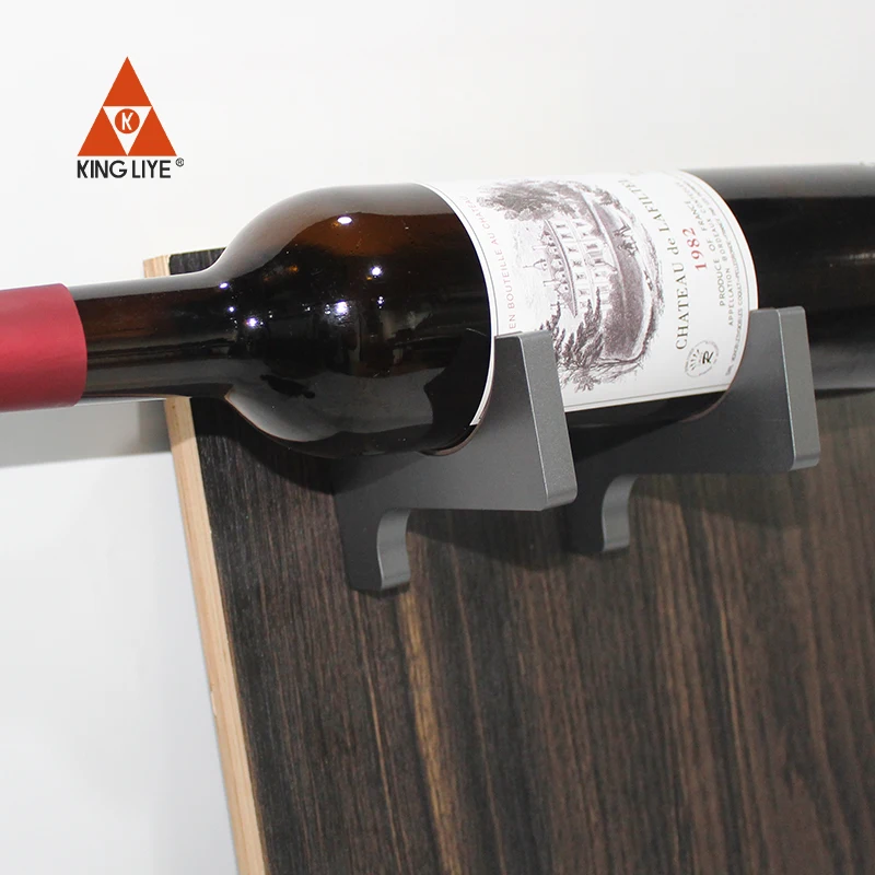 New Wine Racks Holder Aluminum Wine Pegs Wall Wine Bottle Holder