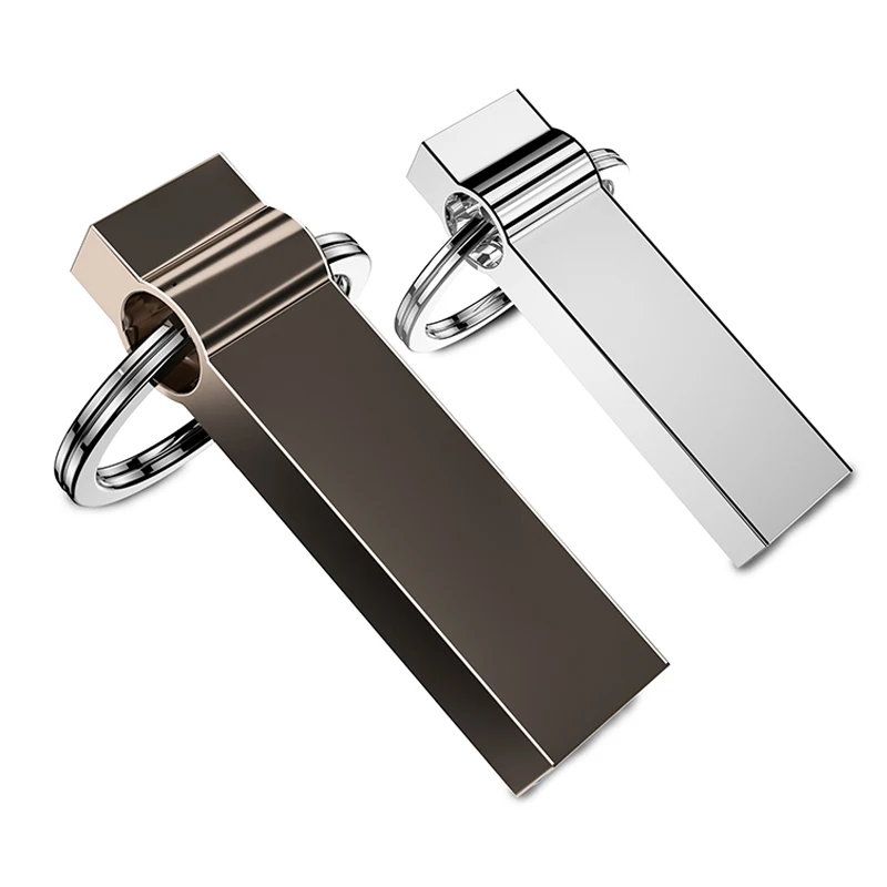 Waterproof metal usb stick memoria usb flash drive 32 gb usb 3.0 Metal Thumb Drive Shockproof Mini Pen Drive with Keychain