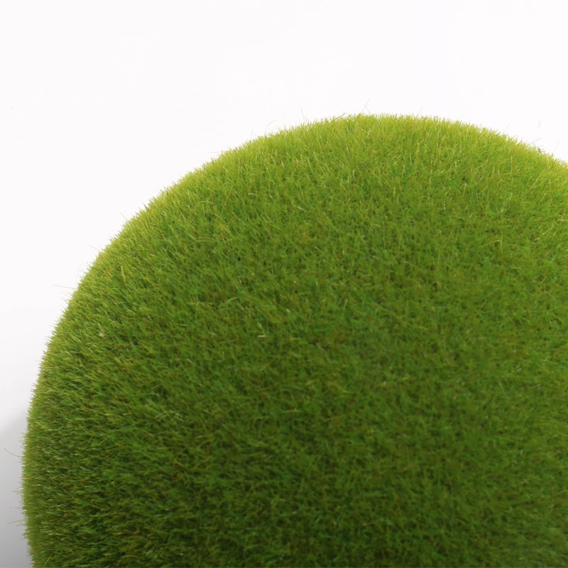 Wholesale artificial moss ball for garden decoration plastic grass ball with lower price