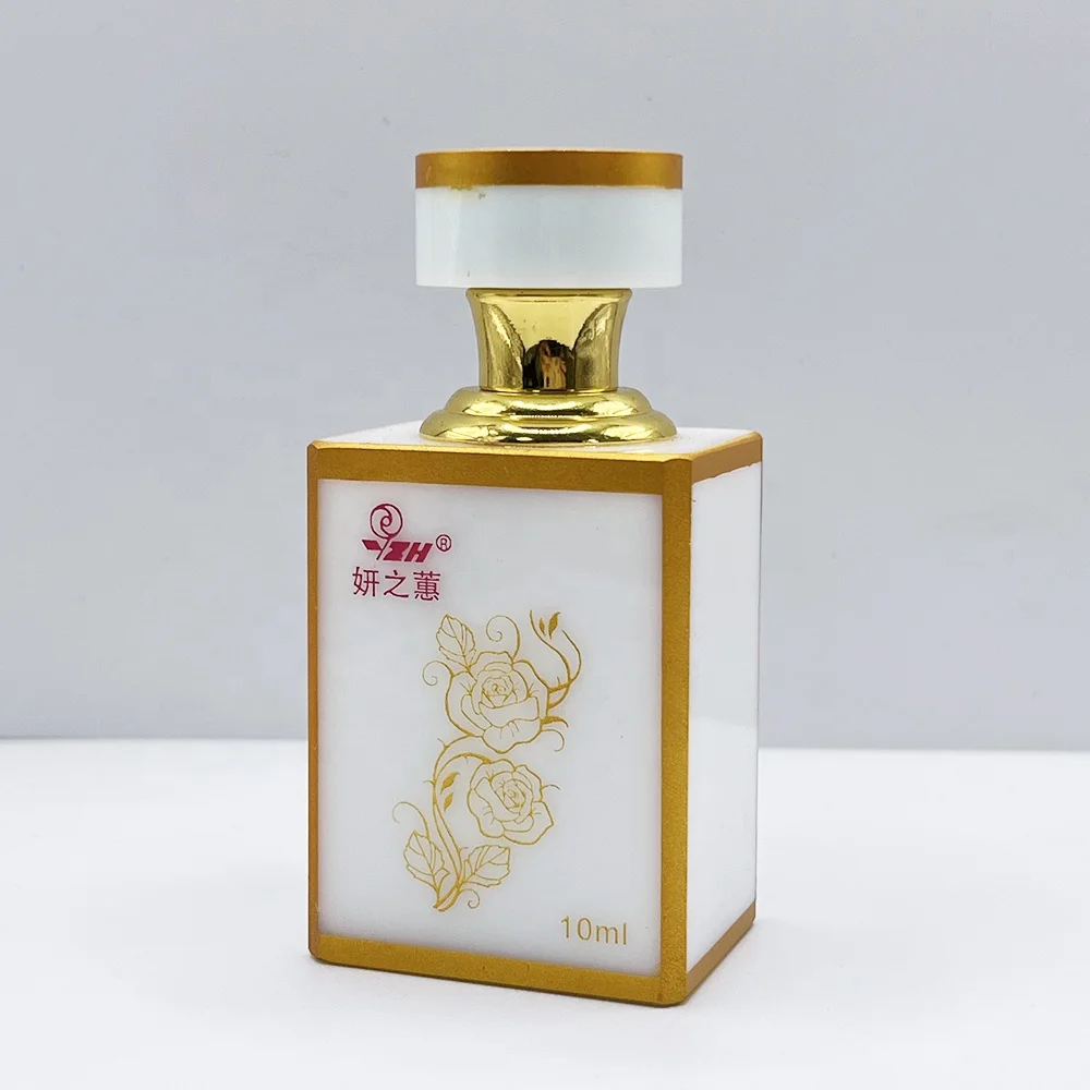 Элегантные белые хрустальные флаконы для духов Oud с золотой печатью