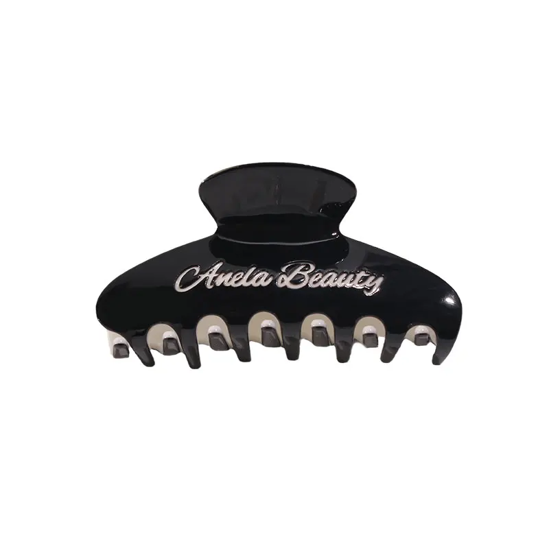 XinMei best sale claw clips with name double layer color acetate hair claw clips customize logo hair clamp claw clips wholesales