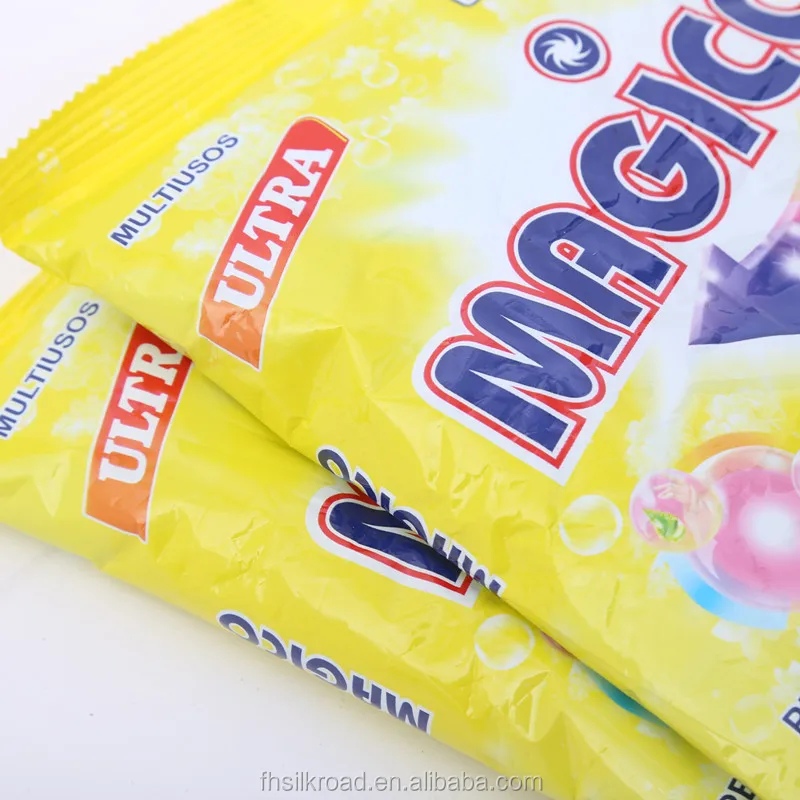 Lemon Scented Lemon Perfume Laundry Detergent Powder Disposable Washing Powder Production Line