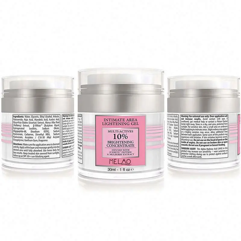 Sensitive Areas - Skin Whitening Cream Intimate Lightening Gel for Body, Face,