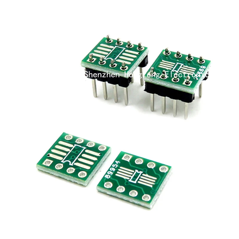 Lead free SO, MSOP, TSSOP, SOI C, SOP8 to DIP8 wide body narrow body adapter board PCB 8pin