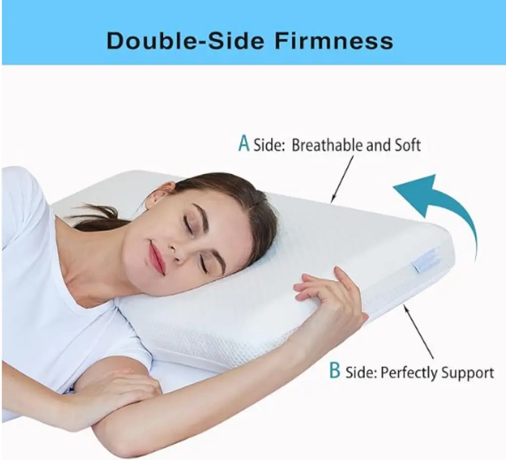 Wholesale High Quality Pillow For Side Sleepers Polyurethane 28D density Memory Foam Pillow Cube For Neck Support