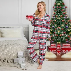 Wholesale Designer Two Piece Women Sleepwear Sets Matching  Family Christmas Pajamas