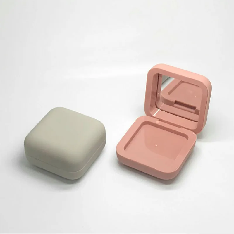 wholesale 10g Square magnet powder blusher box Eye mask makeup eye shadow bag Rubber paint magnet monochrome eye shadow boxes