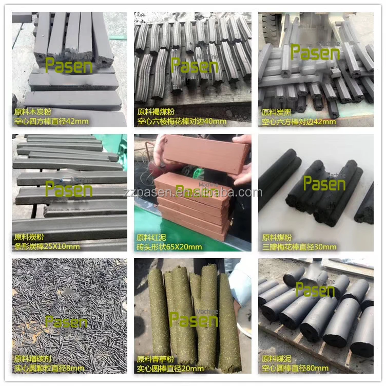 Charcoal Dust Briquette Extruding Machine Coal Powder Rod Making Machine Briquette Extruder