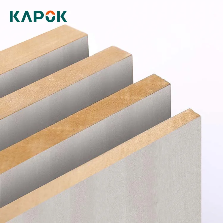 OEM/ODM Accepted Wholesale Melamine MDF /high Glossy UV MDF for TV Cabinet /kitchen Cabinet White 36mm Melamine MDF Board