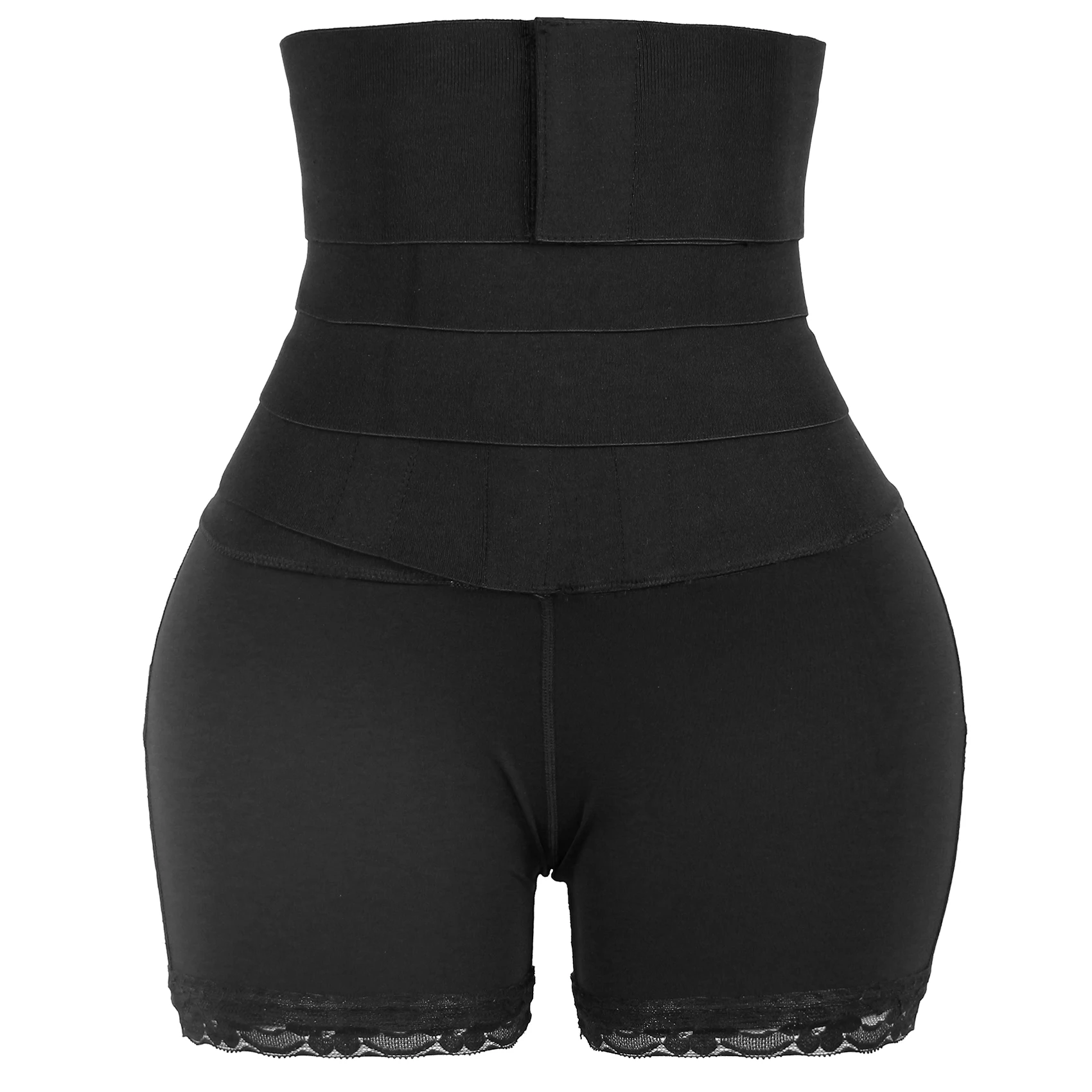 Body Shaper Pant Woman Big Size Ladies Underwear Panties Slimming Belt Lace Tummy Wrap Waist Trainer Shaper Short