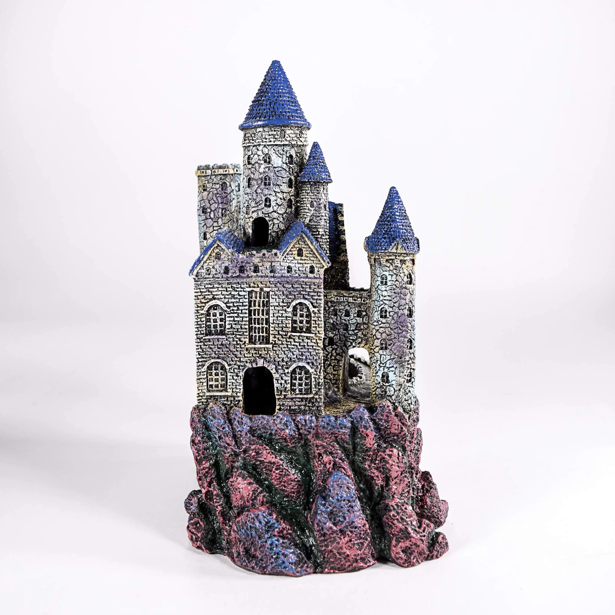 Custom Fish Tank Accessories Resin Wizard Castle for Aquarium Decoration