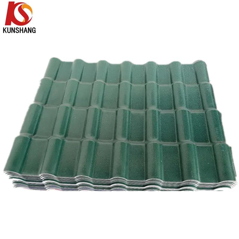 Anti-UV Plastic Synthetic Resin PVC Roof Tiles/PVC Roof Shingle for House/ASA PVC Spanish Roofing Sheets