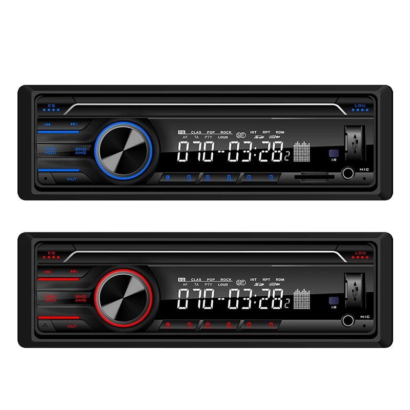 Автомобильный MP3-плеер Стерео Авторадио Радио BT 12 В/24 В In-dash 1 Din FM Aux In приемник SD USB MP3 MMC