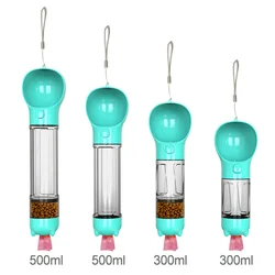 Hot Sale Portable 3 In 1 plastic Dog Water Bottle For Outdoor Walking Feeder