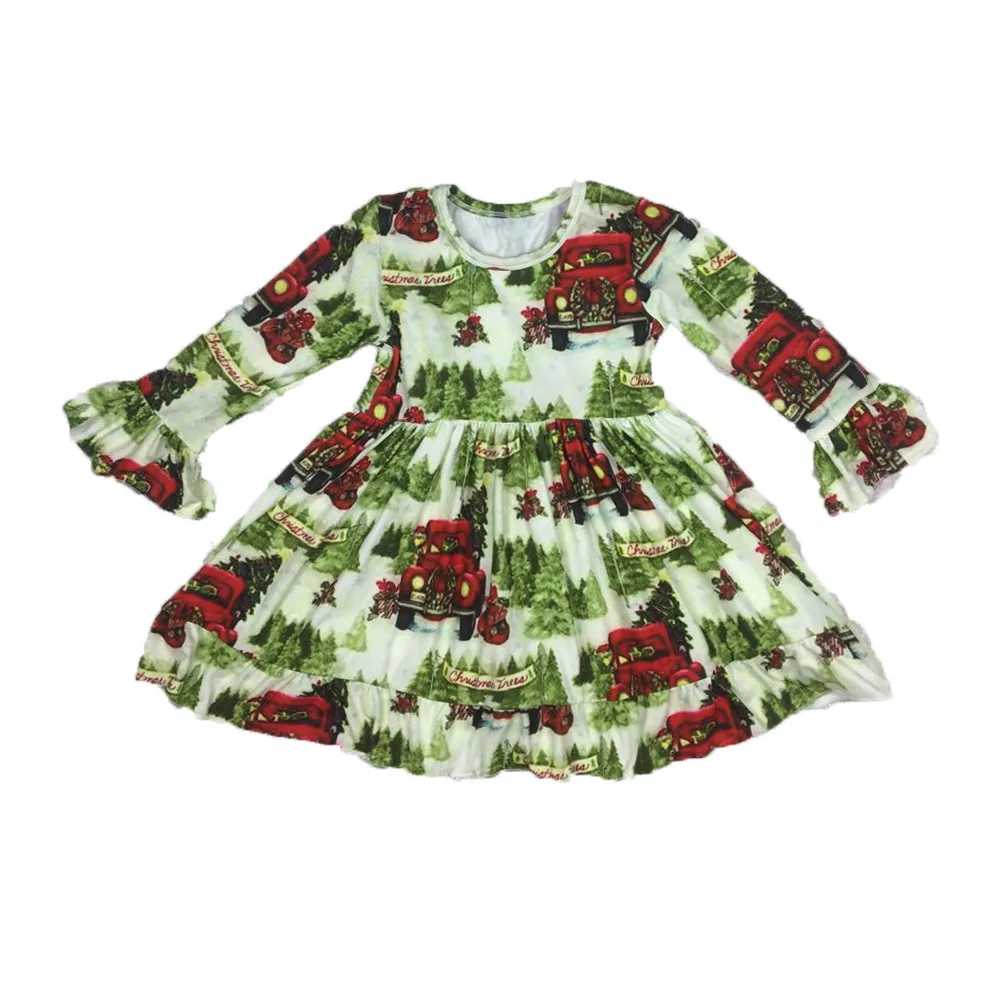 
Wholesale baby girls summer dress baseball embroidery boutique dress children clothing dress 
