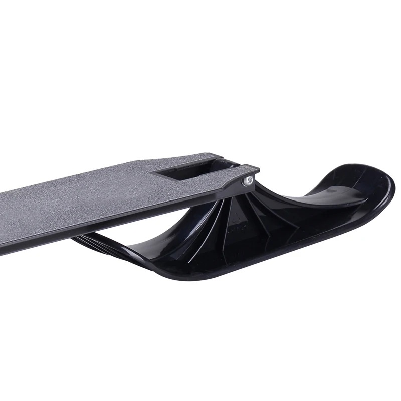 Snow Kick Bike Scooter Skis, black