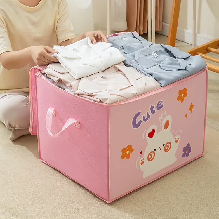 cartoon cute powder front dress nut workshop extra cargo freezer spare handles folding storage box containers for toy clothes
