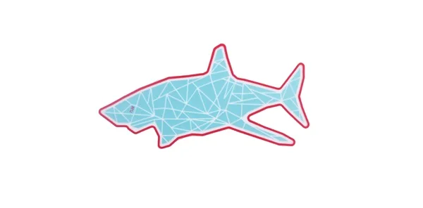 Factory wholesale custom shark silicone printing heat transfer 3d transfer label