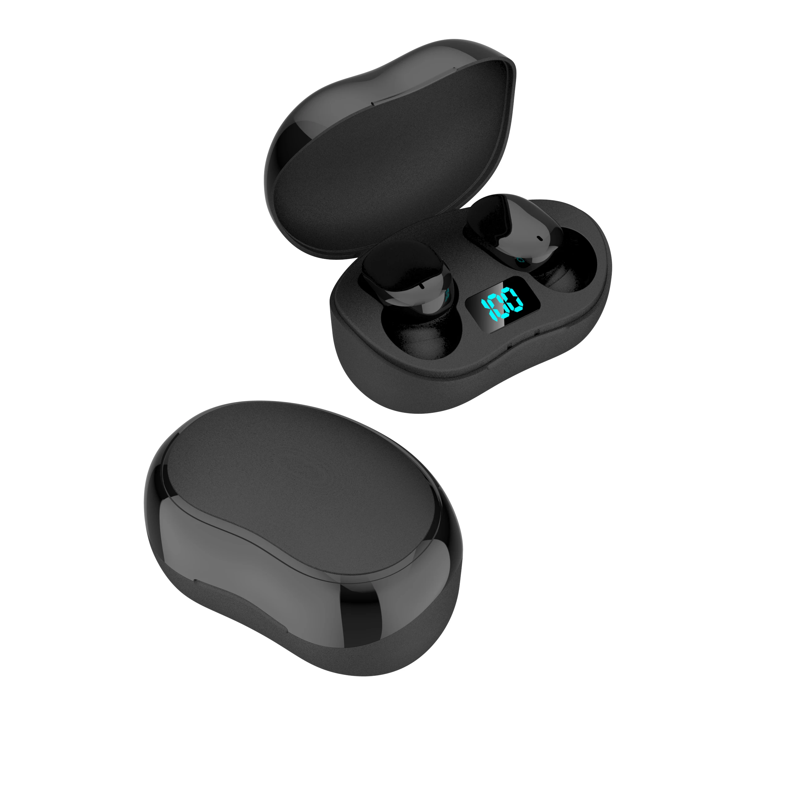 TWS Blue tooth   E8s Earphone Wireless Earbuds Noise Cancelling LED Display Handsfree Earbuds for Xiaomi Redmi Airdots A6STWS B