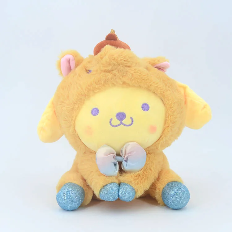 Мультяшная кукла Kuromi Melody Cinnamoroll плюшевая игрушка брелок единорог животные милая для девочек