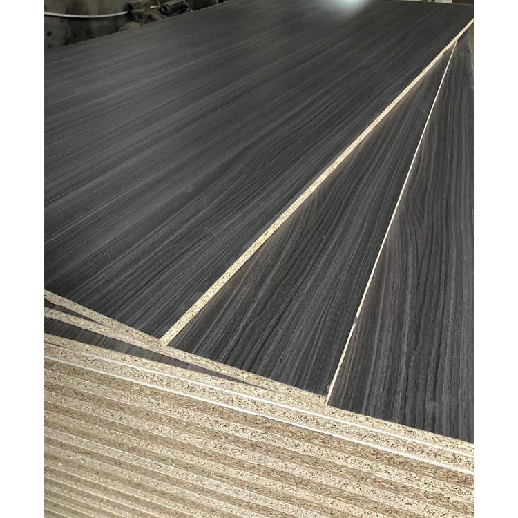 18mm 16mm 15mm 12mm high density particle board laminated black melamine faced wood chipboard panel board